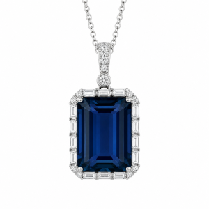 Collar de Topacio Azul (London Blue) HPWCR415MI