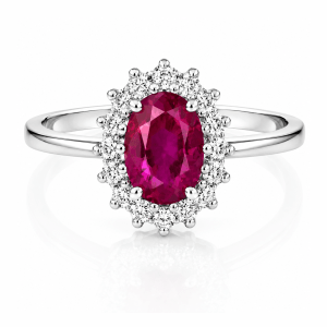 Anillo de Rubí-R-3759WR