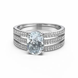 Anillo de Aguamarina -61115