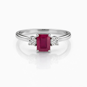 Anillo de Rubí-R-3758W