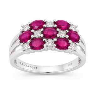 Anillo de Rubí-R-3784WR