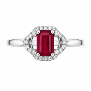 Anillo de Rubí-R-3808