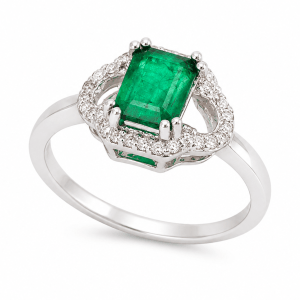 Anillo de Esmeralda-R-3808EM