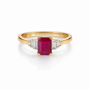 Anillo de Rubí-R-41942