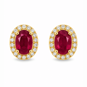 Aretes de Rubi-AR-6311