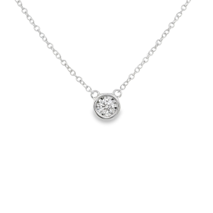 Collar solitario de Diamante-446NCI-S43PD2
