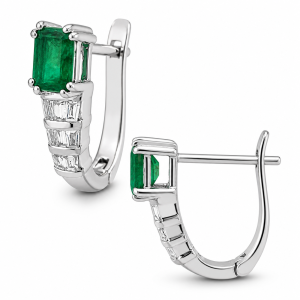 Aretes de Esmeralda-E-1705EM