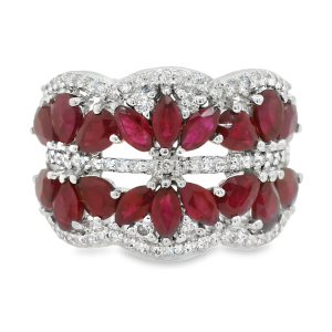 Anillo de Rubi-R-4482RU