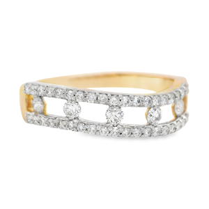 Anillo de Diamantes-R-4490