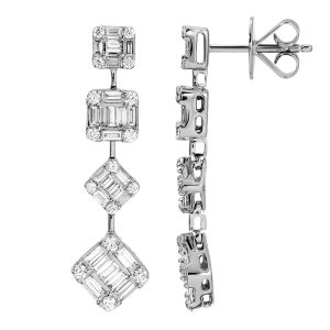 Aretes de Diamante-16596DWE8WBA1