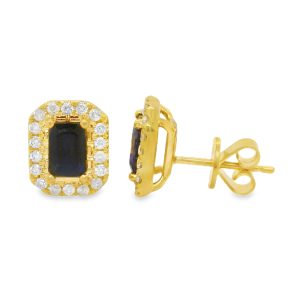 Aretes de Zafiro-AR-6604