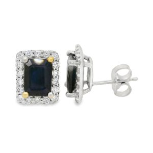 Aretes de Zafiro-AR-6630