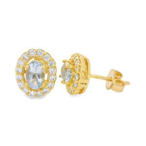 Aretes de Aguamarina-AR-6635