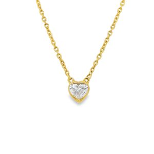 Collar Solitario de Diamantes-NC465-A86319