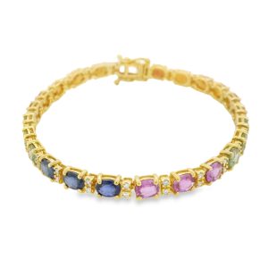Pulsera de Zafiros multicolor-1002703885