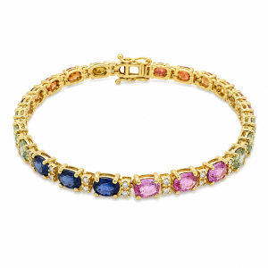 Pulsera de Zafiros multicolor-1002703885