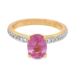 Anillo de Zafiro Rosado-30068