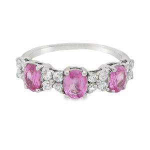 Anillo de Zafiro Rosado-50931