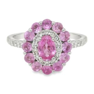 Anillo de Zafiro Rosado-51850