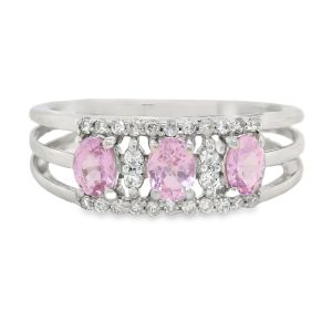 Anillo de Zafiro Rosado-72179