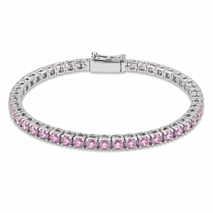 Pulsera de Zafiro Rosado-72421