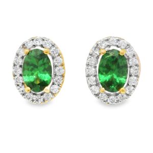 Aretes de Tsavorita-72486
