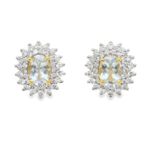 Aretes de Aguamarina-72625