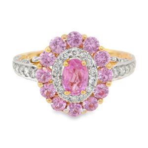 Anillo de Zafiro Rosado-73672