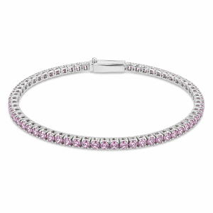 Pulsera de Zafiro Rosado-73923