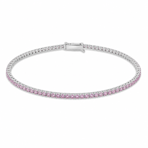 Pulsera de Zafiro Rosado-73983