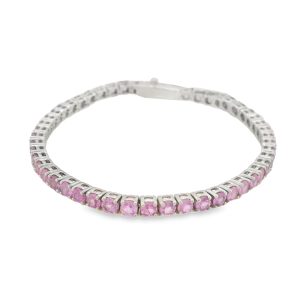 Pulsera de Zafiro Rosado-75127