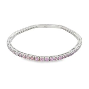 Pulsera de Zafiro Rosado-75207