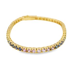 Pulsera de Zafiro Multicolor-75209