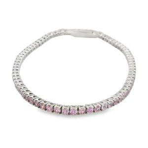 Pulsera de Zafiro Rosado-75225