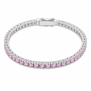 Pulsera de Zafiro Rosado-75271