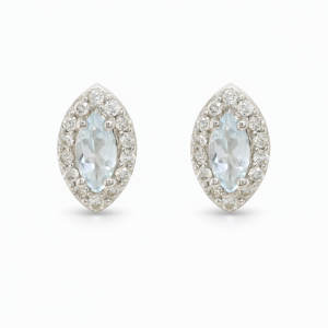 Aretes de Aguamarina-75770