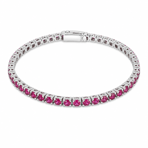 Pulsera de Zafiro Rosado-76162