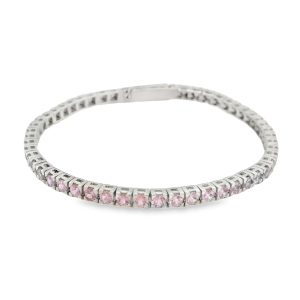 Pulsera de Zafiro Rosado-76622