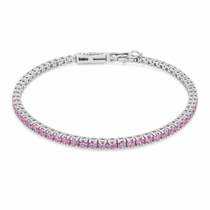 Pulsera de Zafiro Rosado-77245