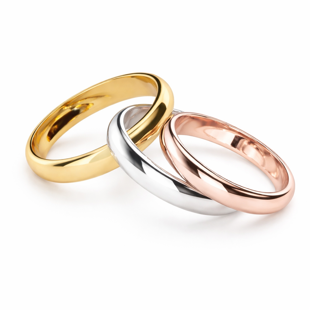 Bandas de Matrimonio Lisas