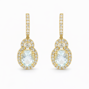 Aretes de Aguamarina-AR-6632