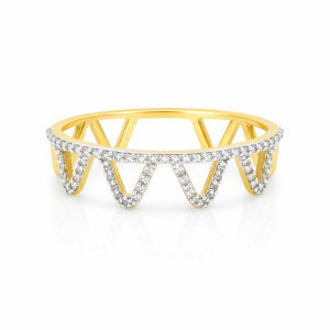 Anillo de Diamantes R-3632Y