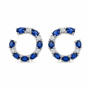Aretes de Zafiro-AR-6709