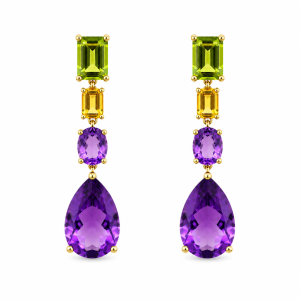 Aretes de Citrino-JSME0071A