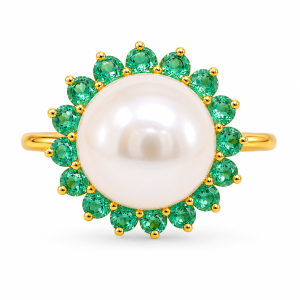 Anillo de Esmeralda-JSMR0090EM